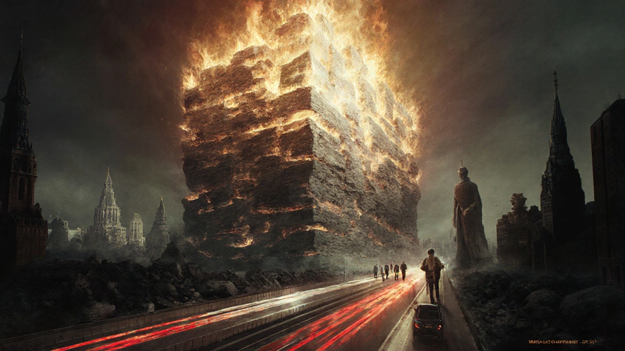 Современная Москва — монолит из пепла и огня, с призраками исторических правителей, другие города исчезают.